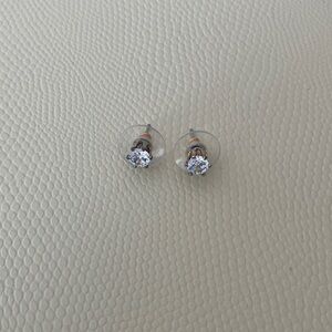 GUC Ross-Simons 2.00 ct. t.w. CZ Stud Earrings in Sterling Silver Post